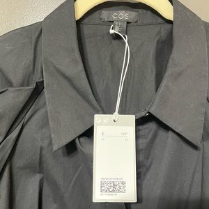 Cotton Black Dress COS